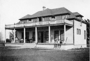 Photo of the original Chicago Golf Club (now Downers Grove Golf Club) established in 1892.