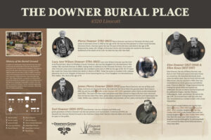 Pierce Downer Burial Sign