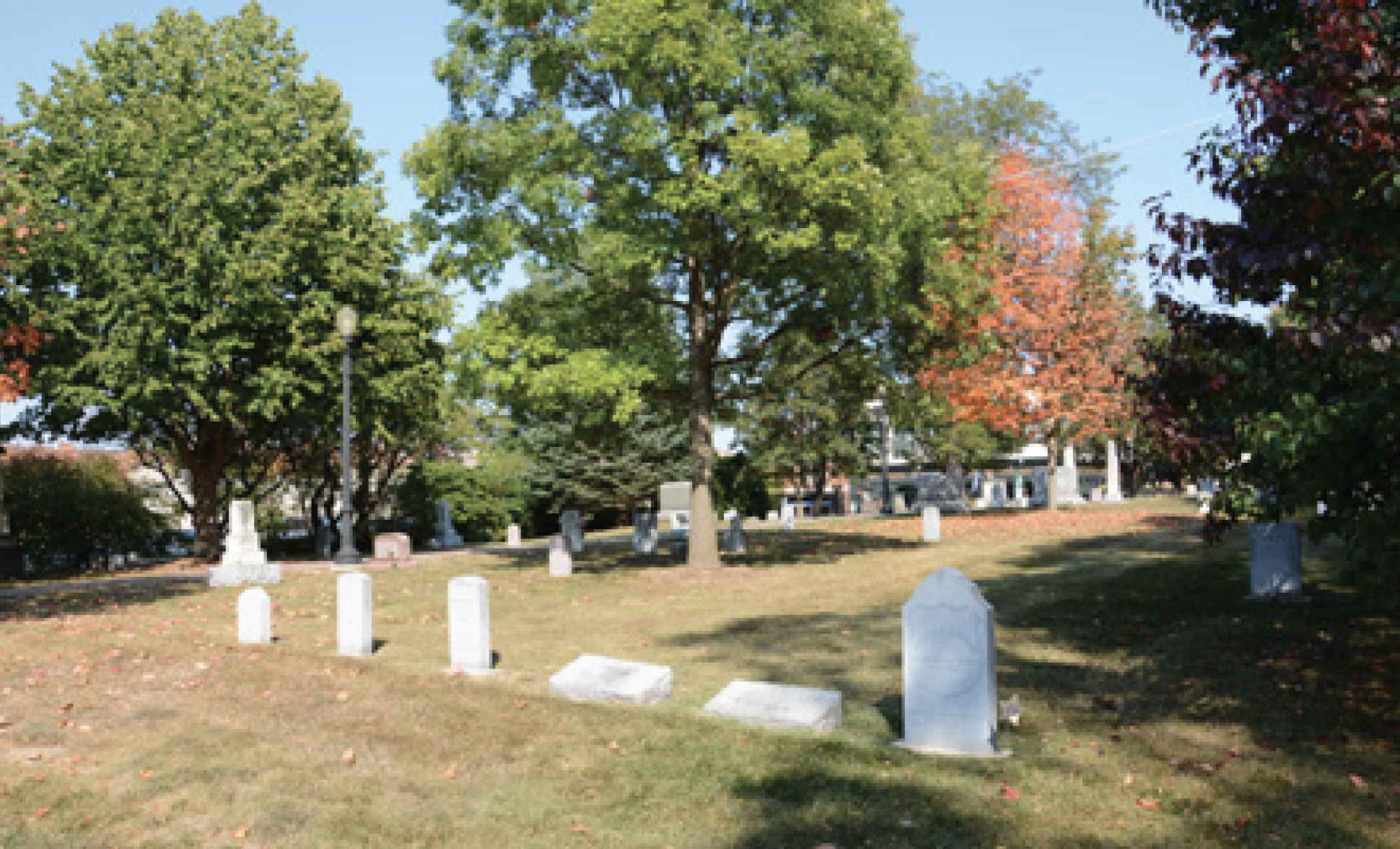 Main Street. Cemetery