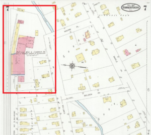 Potter Manufacturing - Sanborn map