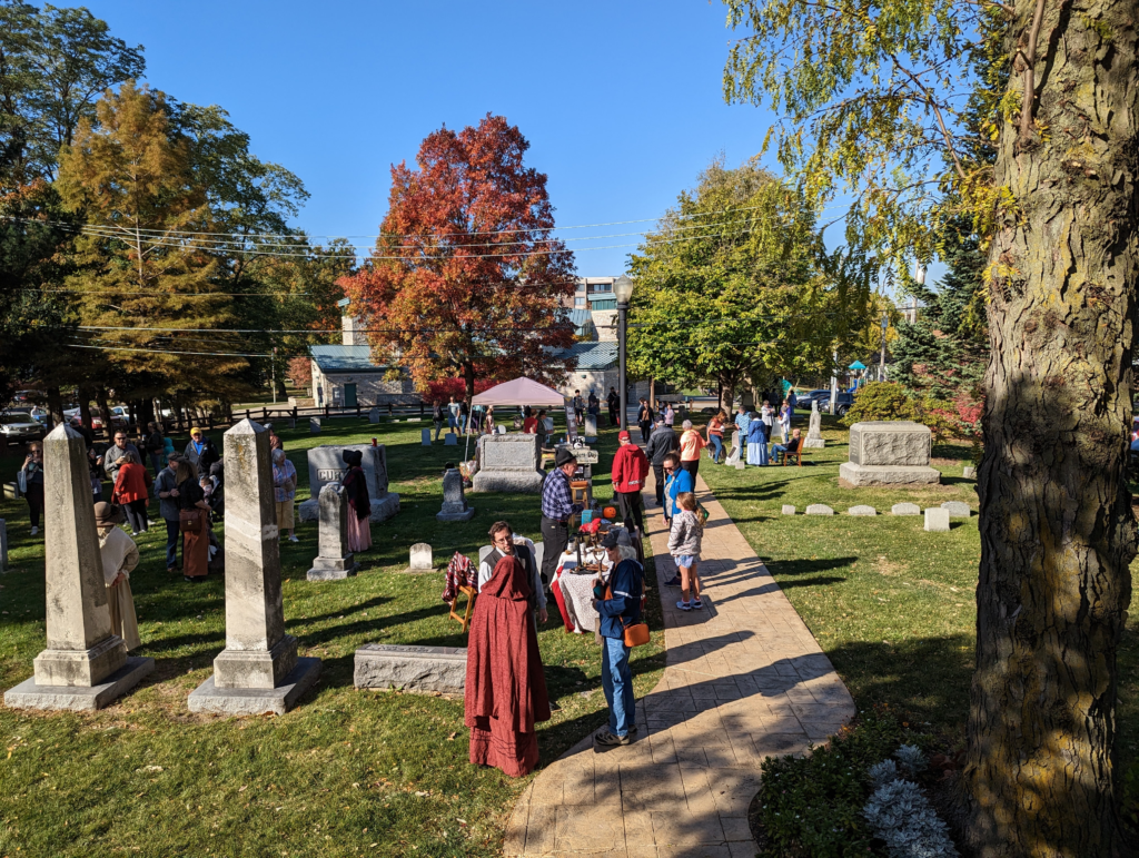 Main Street. Cemetery