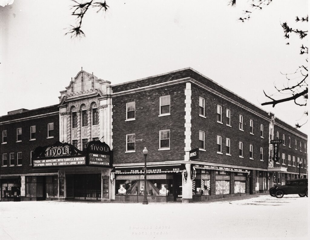 Tivoli Theater with original facade