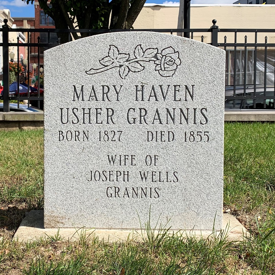Mary Haven Usher Grannis marker