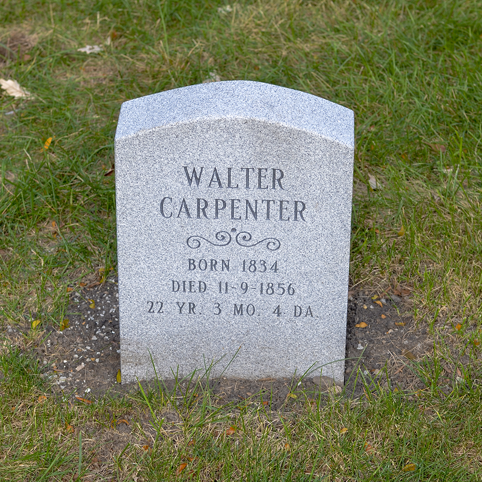 Walter Carpenter marker