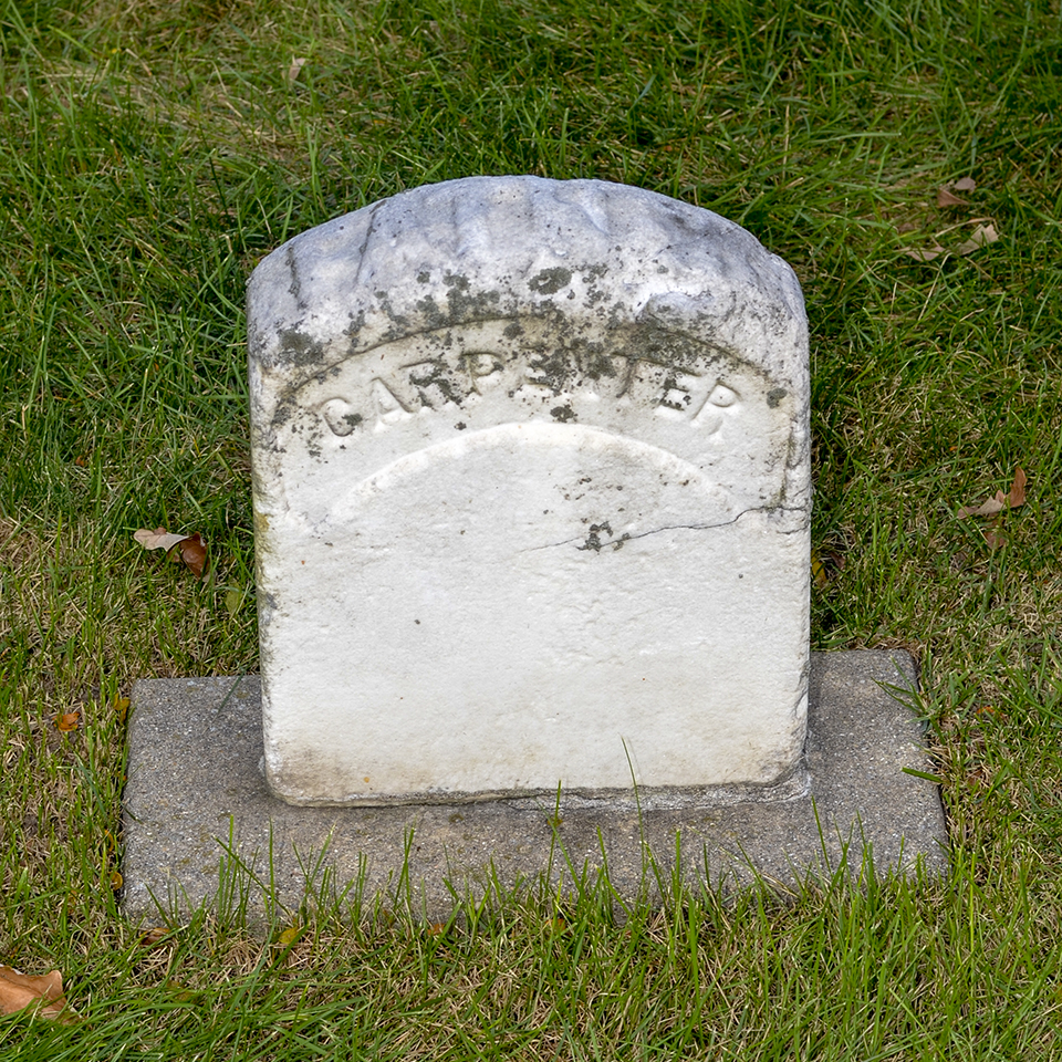 Unknown Carpenter child marker