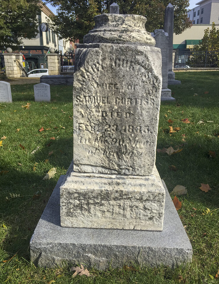 Mary Hatch Curtiss marker