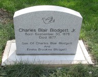 Charles Blair Blodgett, Jr. marker