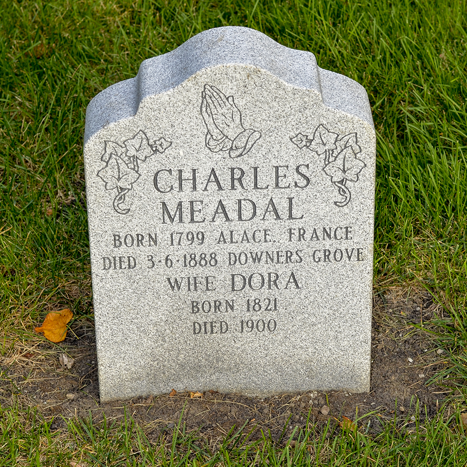 Charles and Dora Meadal marker