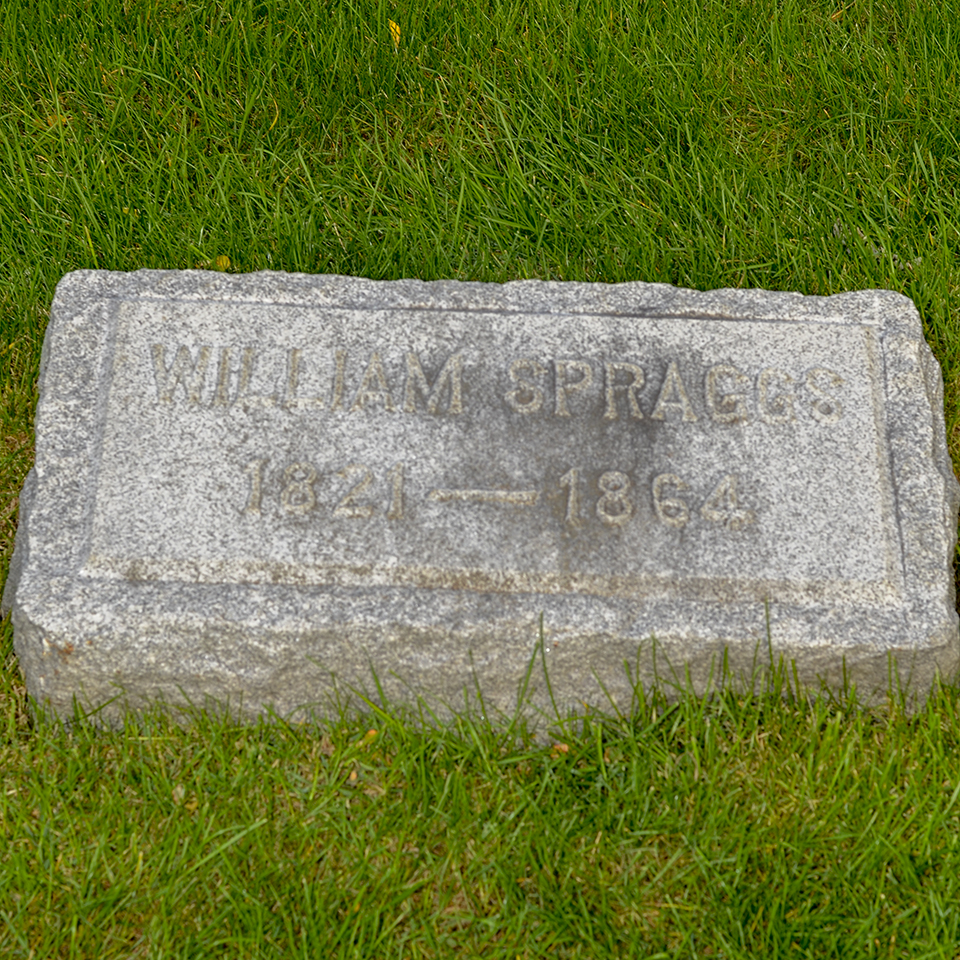 William Spraggs marker