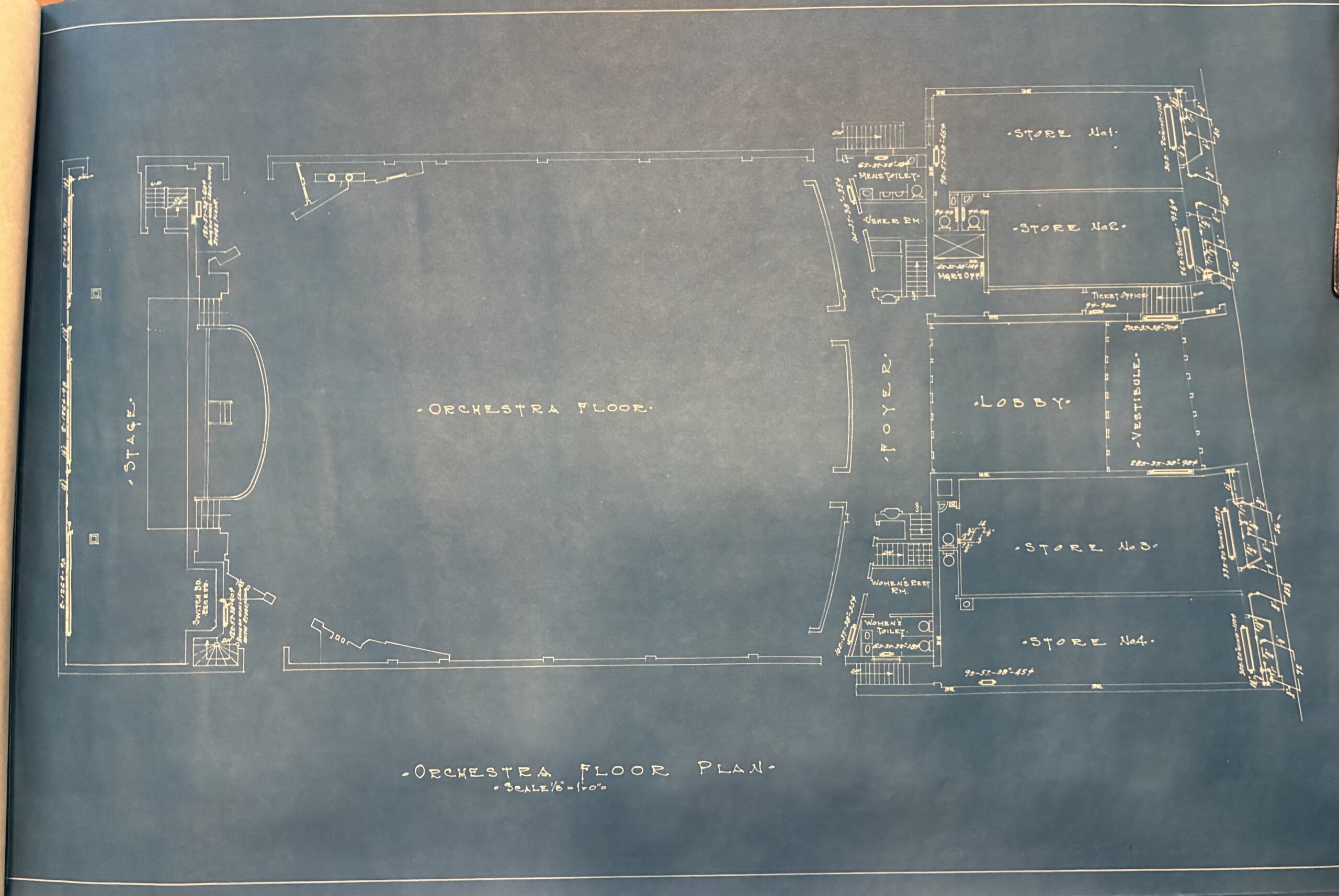 Blueprint for DuPage Theater