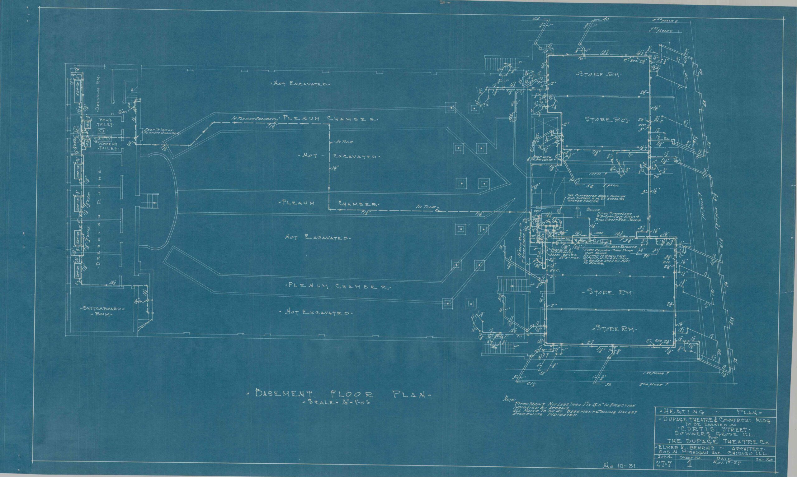 Dupage Theater Blueprint