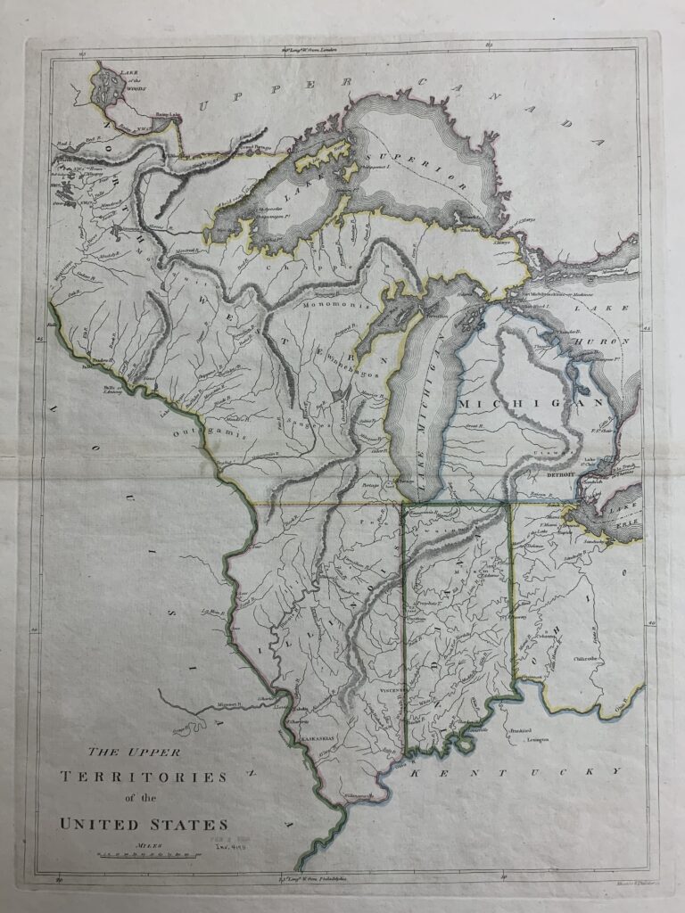 1814 Map of Illinois